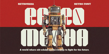 Retrovara Font Poster 2