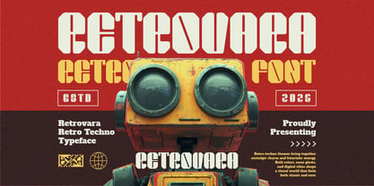 Retrovara Font Poster 1