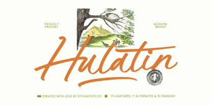 Hulatin Font Poster 1