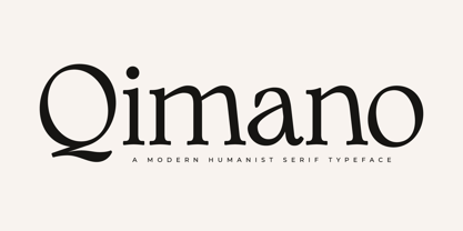 Qimano Font Poster 1