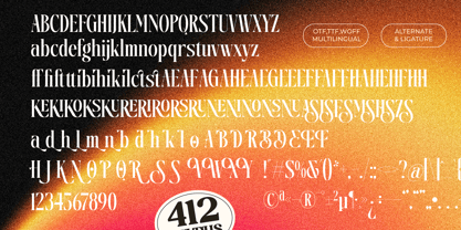 Disriete Font Poster 4