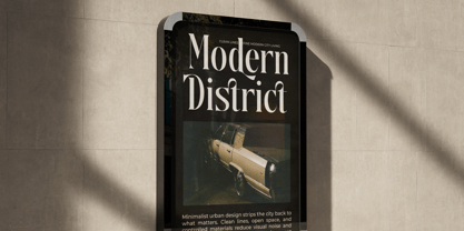 Disriete Font Poster 3