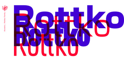 Rottko Font Poster 11