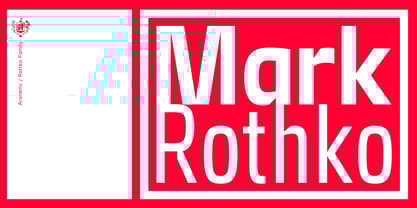 Rottko Font Poster 9