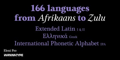 Eleni Pro Font Poster 6