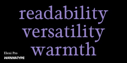 Eleni Pro Font Poster 3