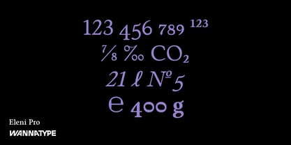 Eleni Pro Font Poster 7