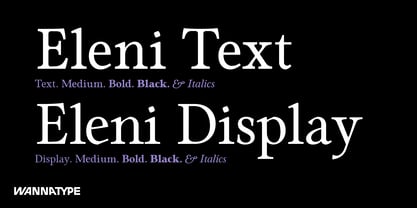 Eleni Pro Font Poster 4