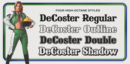DeCoster Font Poster 2