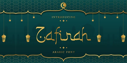 Zafirah Font Poster 1