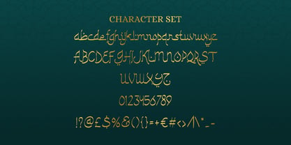 Zafirah Font Poster 5