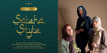 Zafirah Font Poster 3