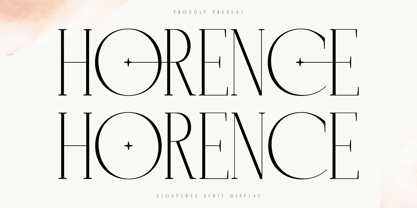 Horence Font Poster 1