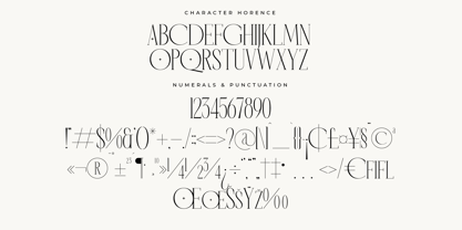 Horence Font Poster 7
