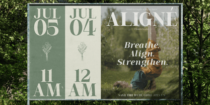 RCL Veluxa Serif Font Poster 6