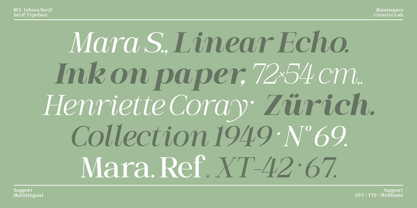 RCL Veluxa Serif Font Poster 7