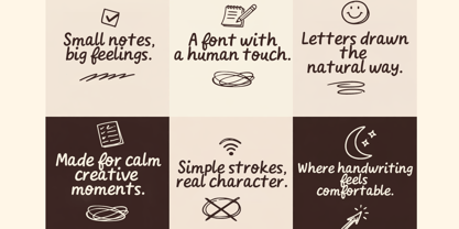 Everyday Hand Font Poster 2