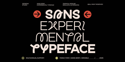 Tropical Morline Font Poster 6