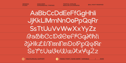Tropical Morline Font Poster 12