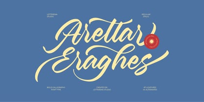 Aretlar Eraghes Font Poster 1