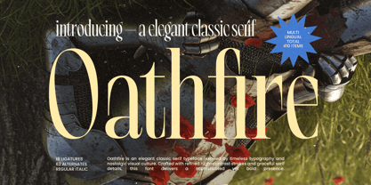 Oathfire Font Poster 1