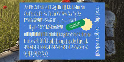 Oathfire Font Poster 15