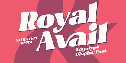 Royal Avail Font Poster 1