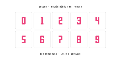 Sugena Font Poster 15