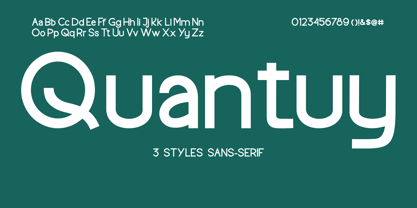 Quantuy Font Poster 1