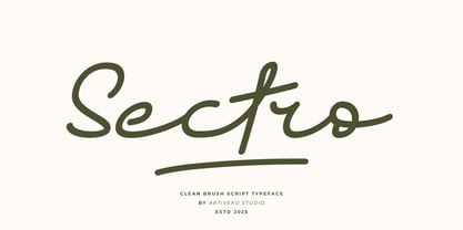 Sectro Font Poster 1