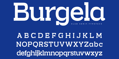 Burgela Font Poster 1