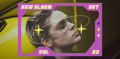 Acids Urban Font Poster 3