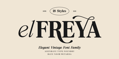 Elfreya Font Poster 1
