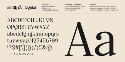 Elfreya Font Poster 10