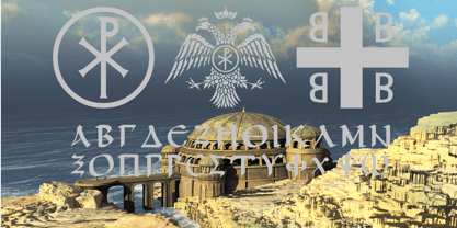 Ongunkan Eastern Roman Empire Font Poster 6
