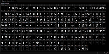 Ongunkan Eastern Roman Empire Font Poster 12