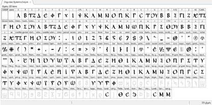Ongunkan Eastern Roman Empire Font Poster 11