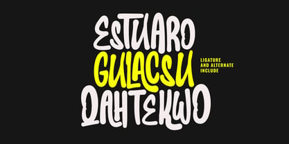 MC Tukah Melasick Font Poster 6