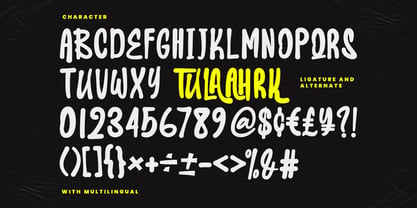 MC Tukah Melasick Font Poster 5