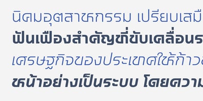 Nikhom Font Poster 2