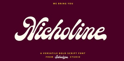 Nicholine Font Poster 1