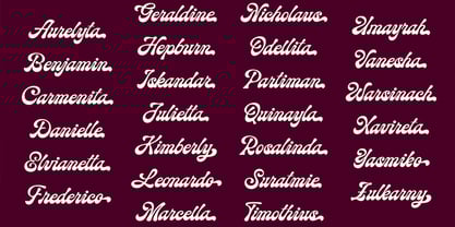 Nicholine Font Poster 9