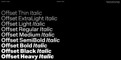 Offset Variable Font Poster 1
