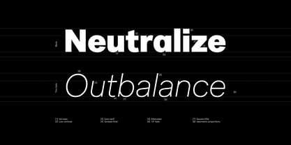 Offset Variable Font Poster 2