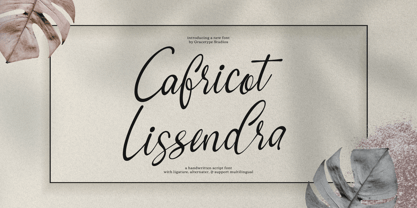 Cafricot Lissendra Font Poster 1