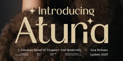 Aturia Font Poster 1