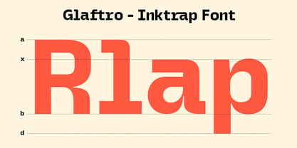 Glaftro Font Poster 2