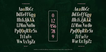 TRT Kingdom Heaven Font Poster 5