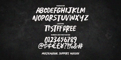 MC Elvsion Stright Font Poster 7