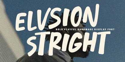 MC Elvsion Stright Font Poster 1